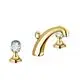 KLUDI-1926-Waschtischarmatur-Dreilochmontage-Ausladung-150-mm-gold-kristall-W270-5104345G4 gallery number 1